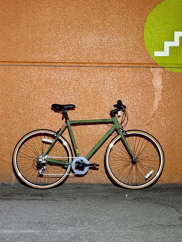 Retrospec Harper Plus City Bike - 7 Speed Matte Olive Drab / L: 56cm