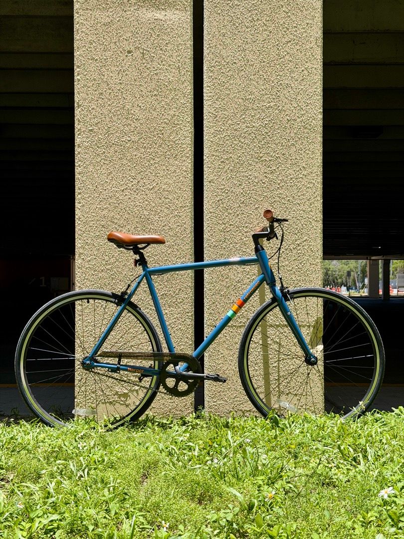 Retrospec Harper Fixie Bike - Single Speed Navy Zion / L: 56cm