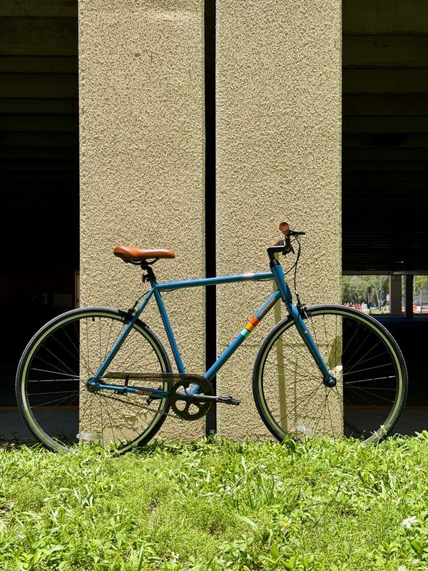 Retrospec Harper Fixie Bike - Single Speed Navy Zion / L: 56cm