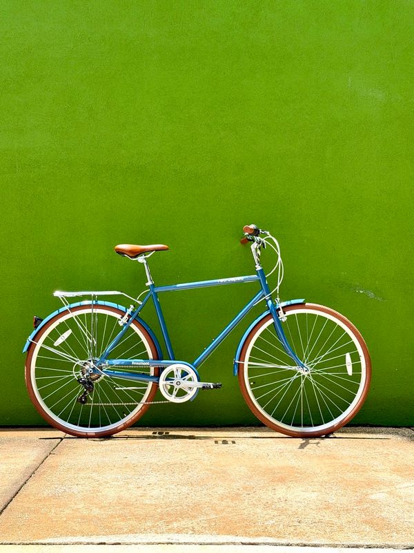 Retrospec Beaumont City Bike - 7 Speed Navy Blue / M: 54cm