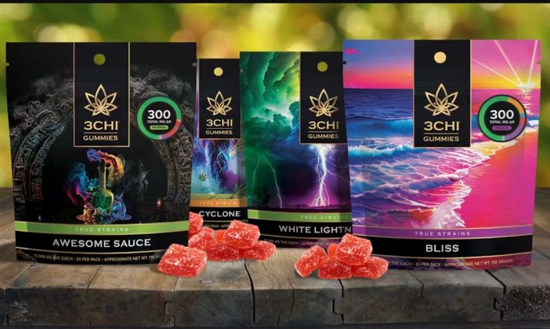 3CHI D9 True Strain Gummies 20ct