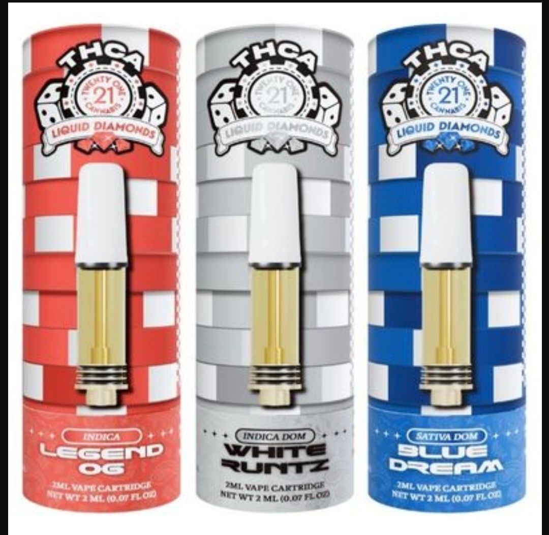 21 Cannabis 2G THC-A Carts