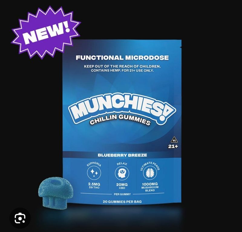 Munchies Mushroom Microdose Gummies 5ct