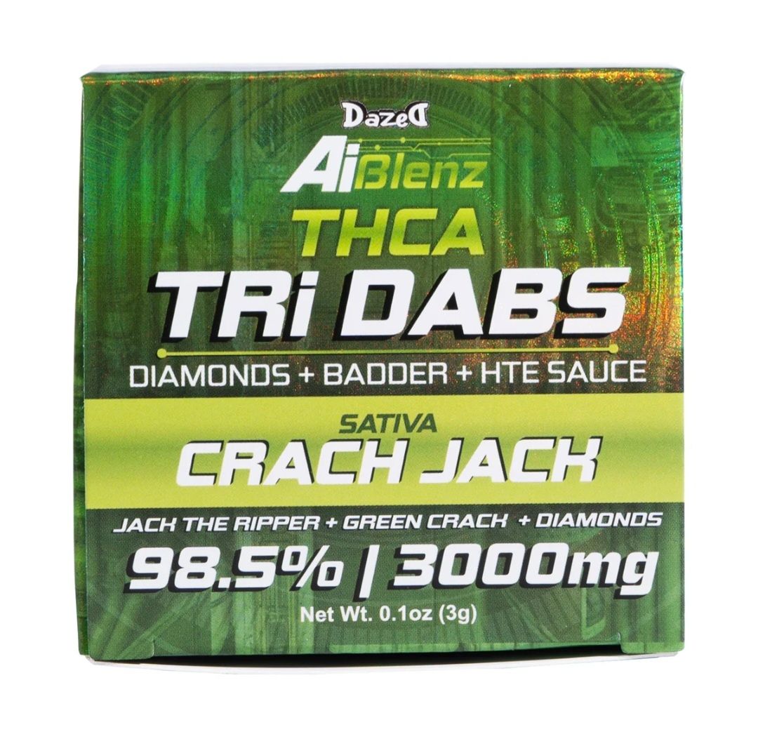Dazed 8 AI 3G THC-A Tri-Dab 