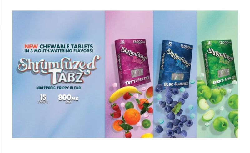 Dazed Shrumfuzed Tabs 15ct (12,000mg)