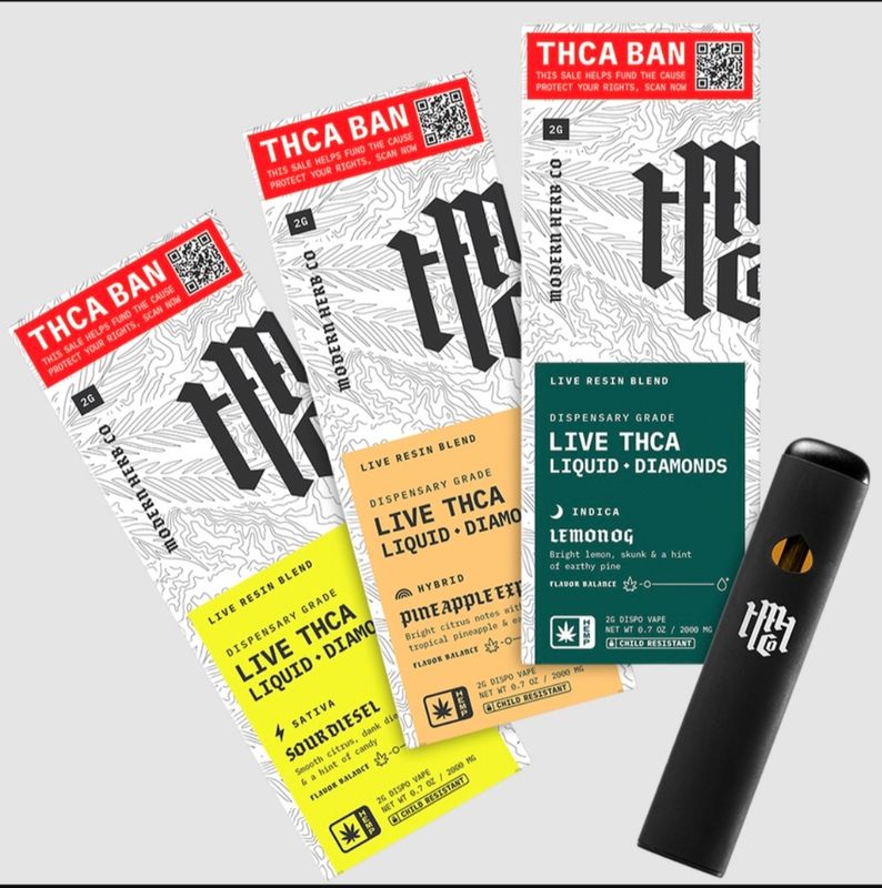 Modern Herb Co 2G Live Resin Liquid Diamond Disposable