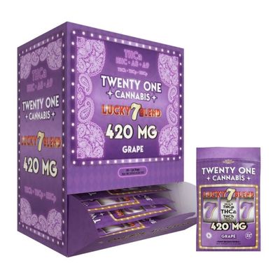 21 Cannabis Lucky 7 420mg 12ct (5000mg)