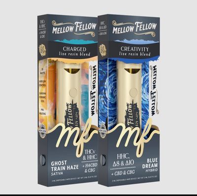 Mellow Fellow 2G Live Resin Disposables 