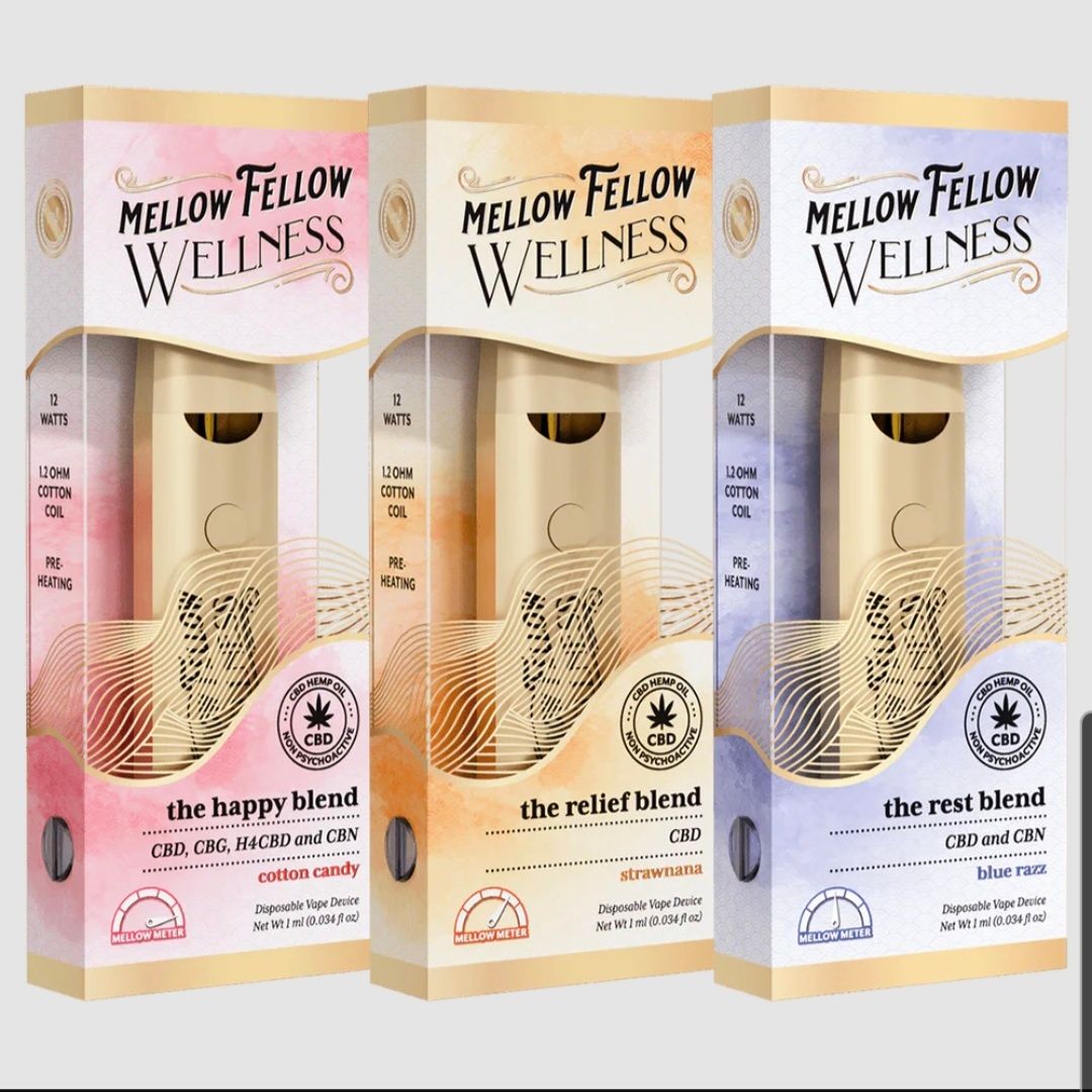 Mellow Fellow Wellness 1G CBD Disposable