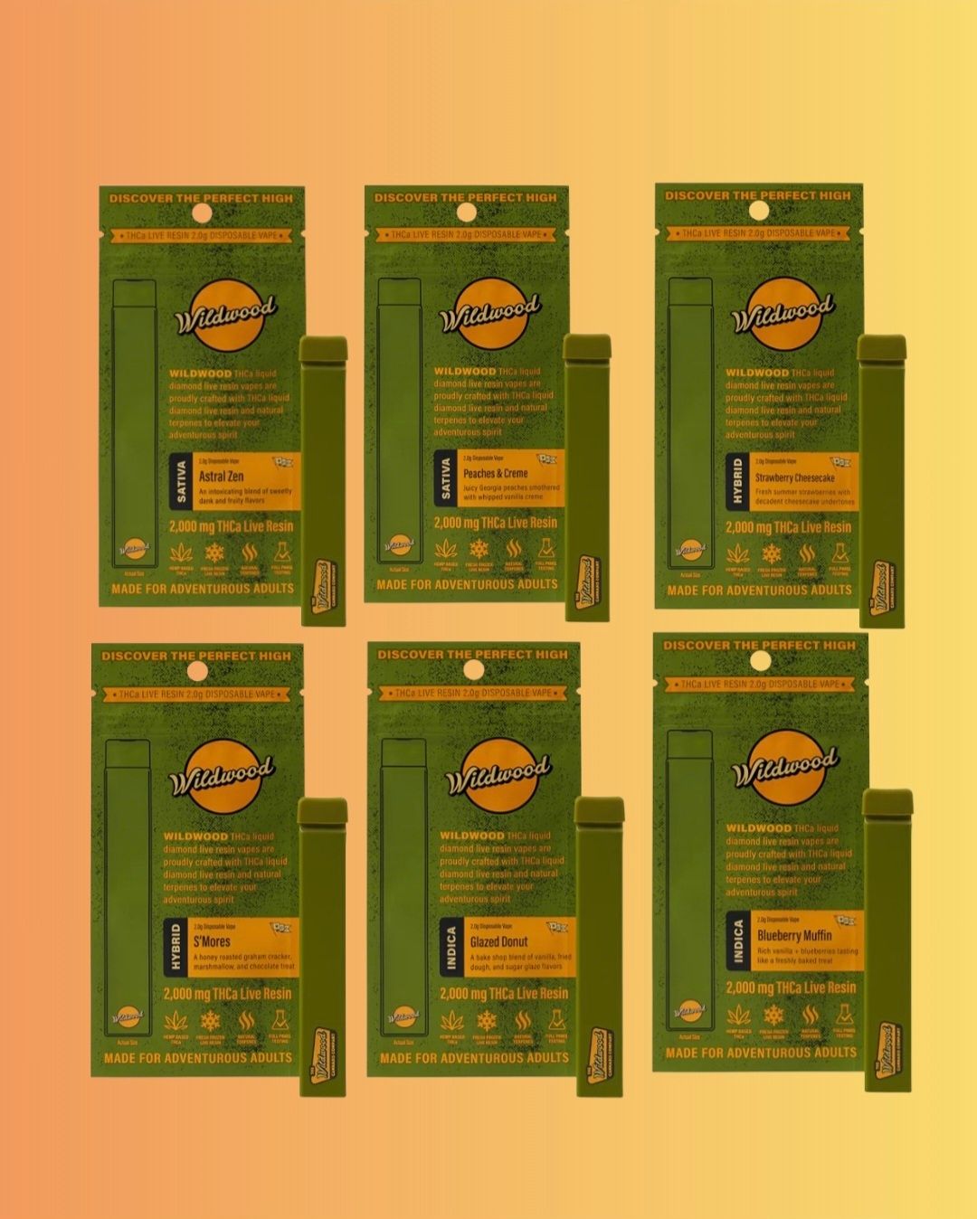WildWood 2G THC-A Disposable
