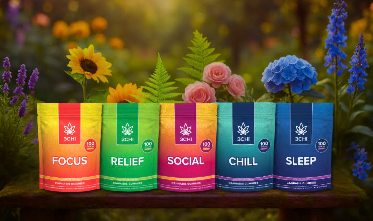 3CHI D9 Cannabis Gummies 5ct