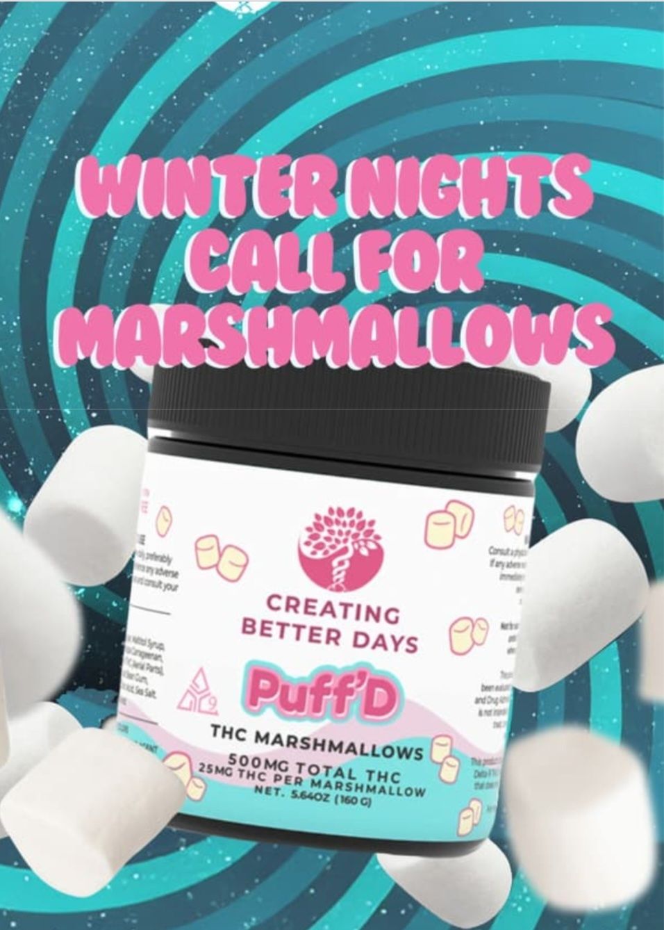 Creating Better Days D9 25mg 20ct Exotic Edibles 