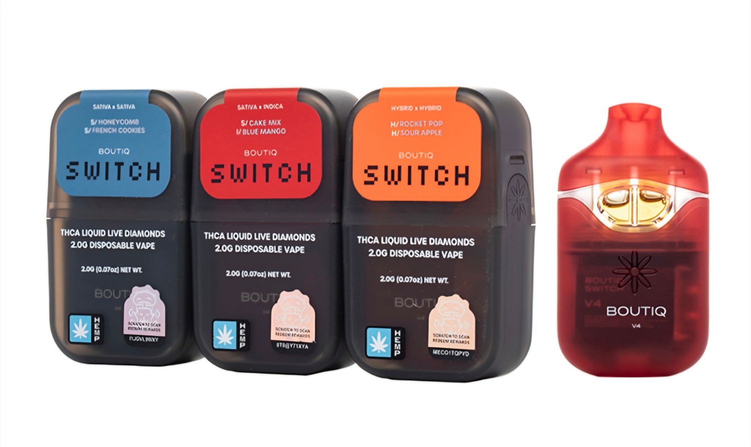 Boutiq Canna 2G THC-A Switch Glow Series 