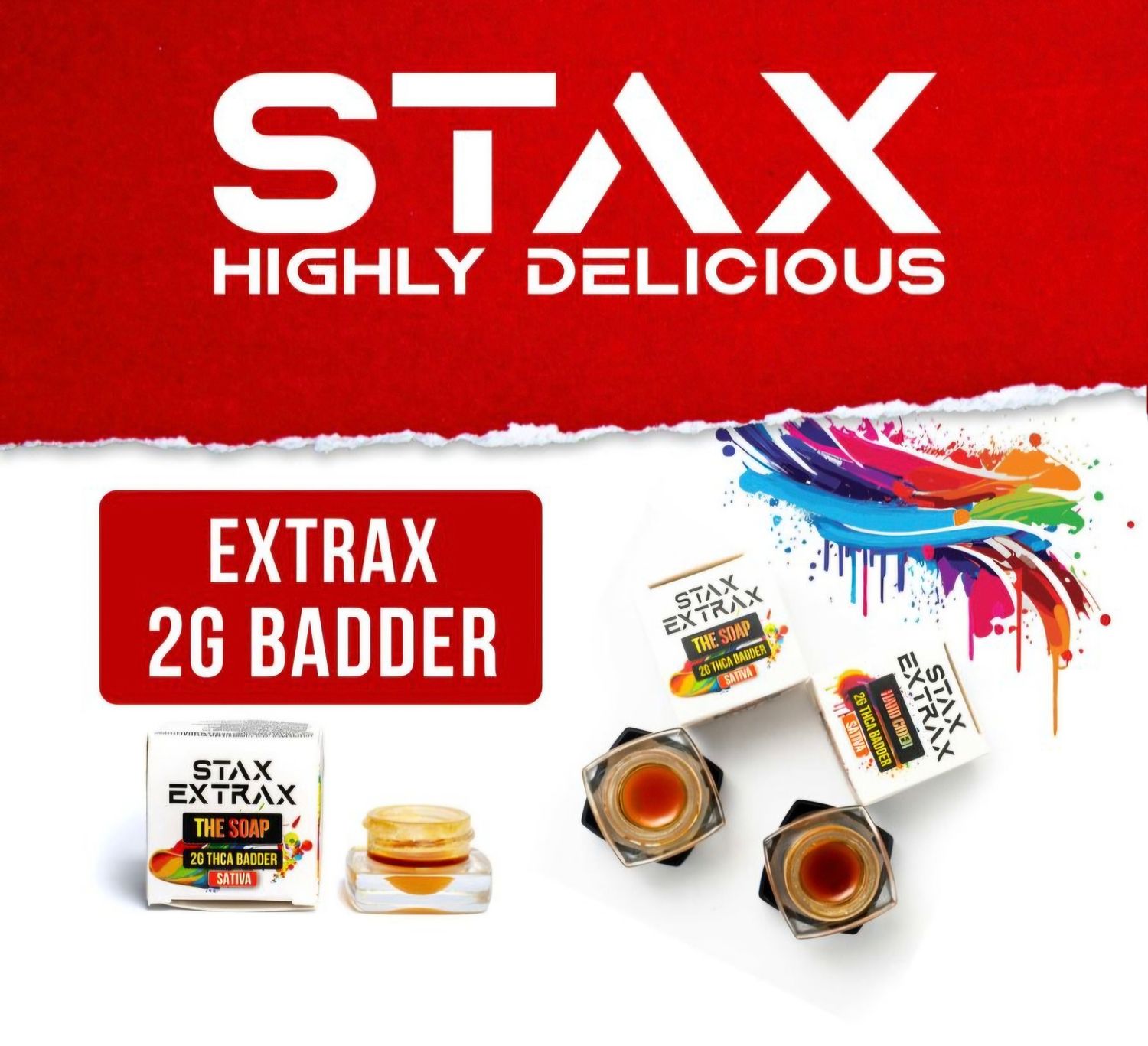 STAX 2G THC-A Budder Dabs 