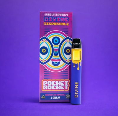 Divine Grind Life 1G THC-A Dispensary Grade Pocket Rocket