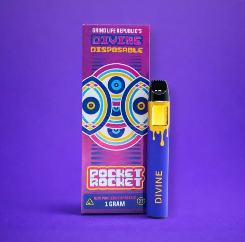 Divine Grind Life 1G THC-A Dispensary Grade Pocket Rocket