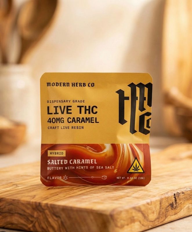 Modern Herb Co Carmels D9 40mg Live Resin