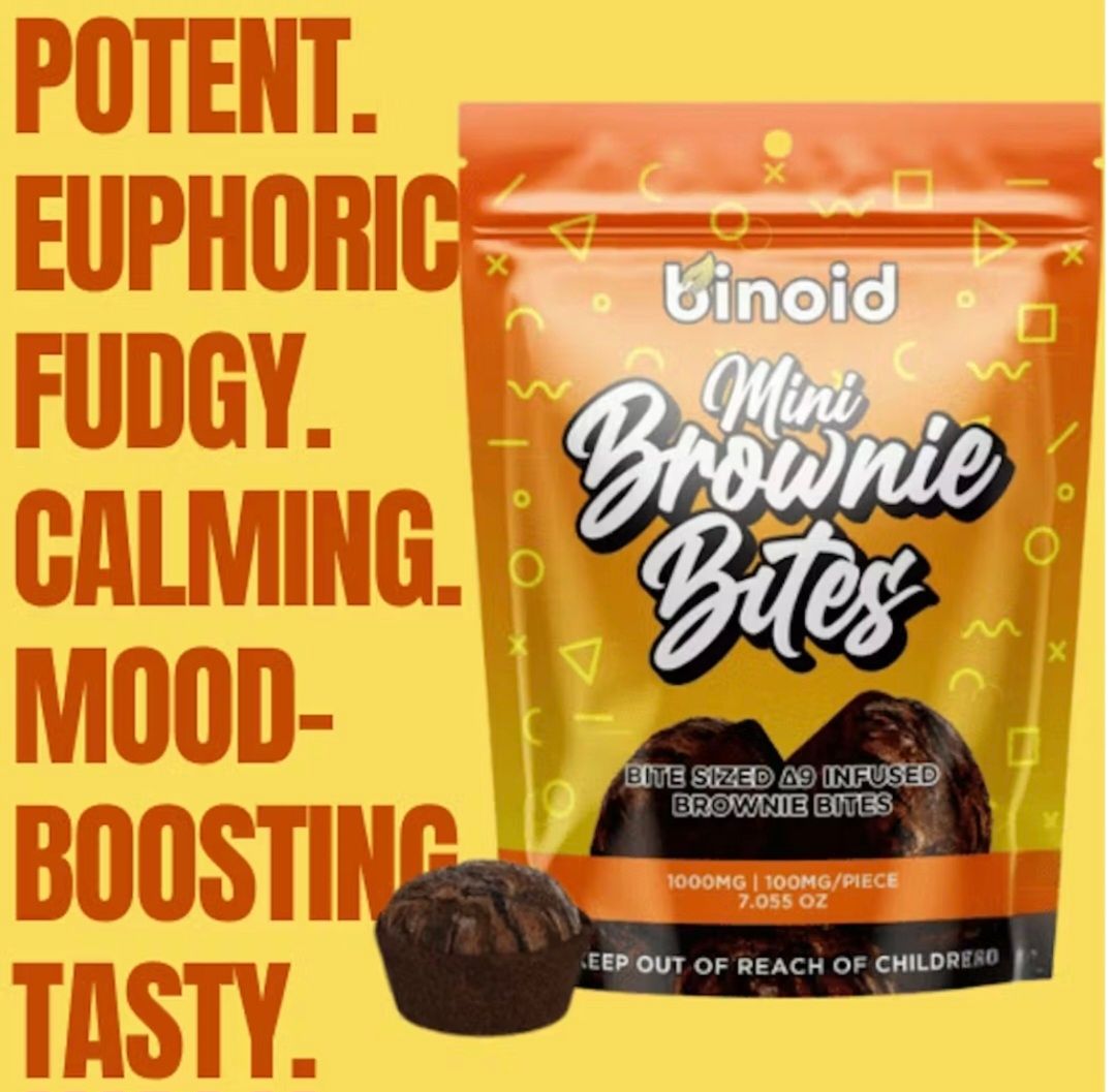 Binoid D9/CBD 100mg Brownie Chocolates 10ct 