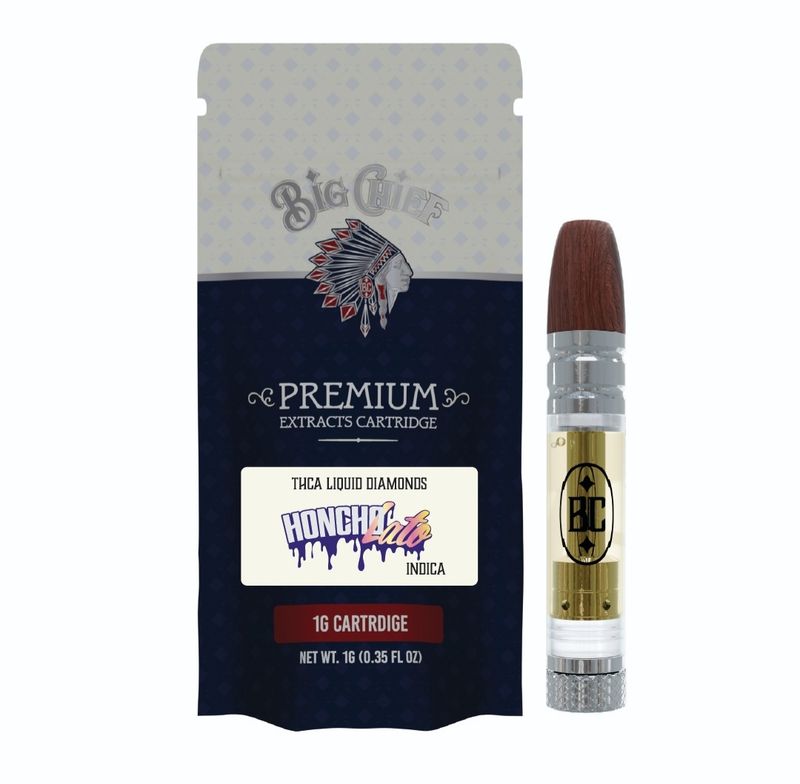 Big Chief 1G Liquid Diamond Live Rosin THC-A Cart 