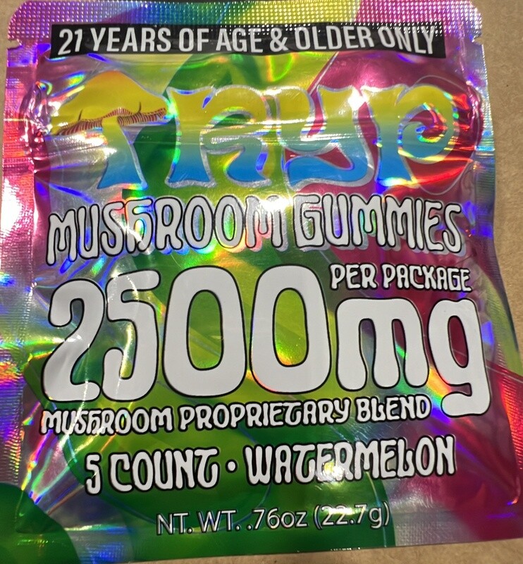 Tryp Mushroom Gummies 2500mg Watermelon