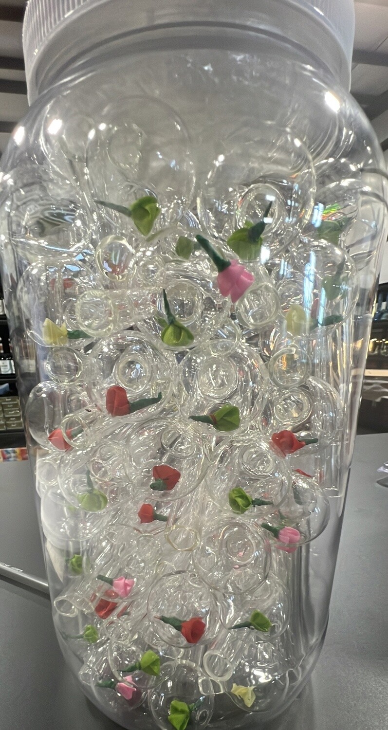 Oil burner With flower 70ct/Jar