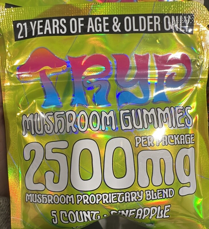 Tryp Mushroom Gummies 2500mg Pineapple