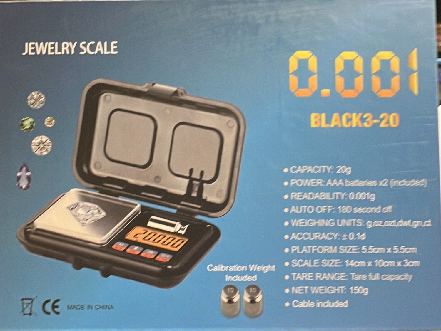 Scale black 3-20