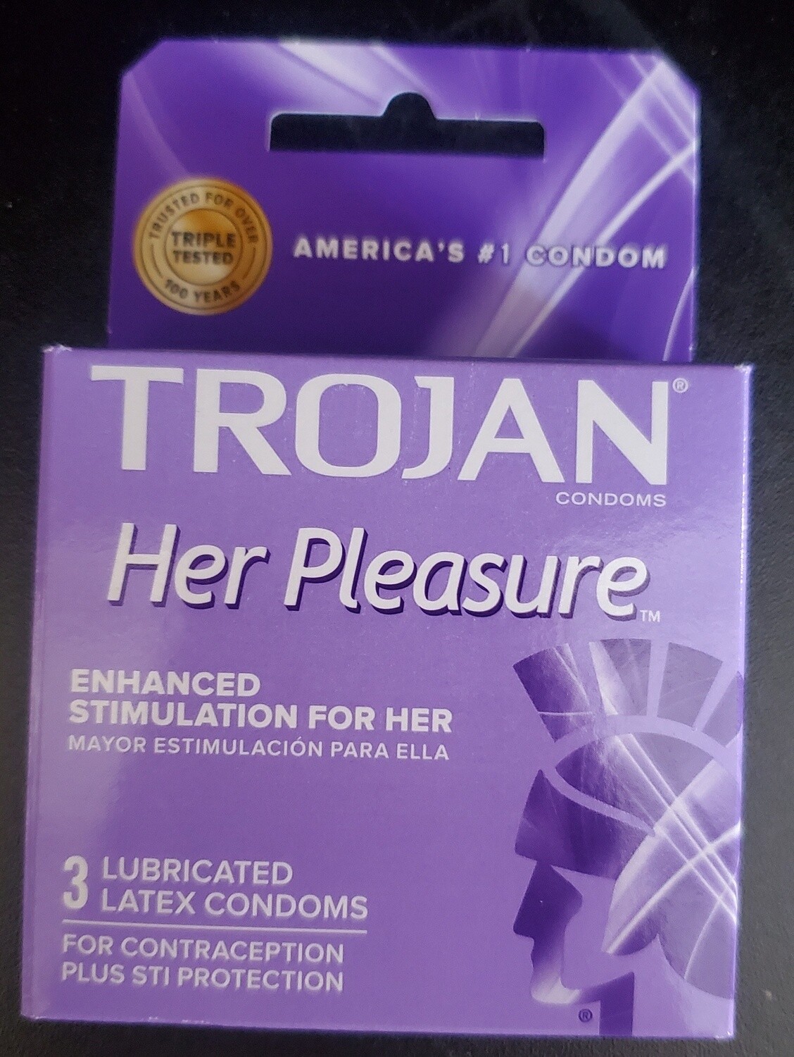 TROJAN HER PLEASURE LIGHT PURPLE
