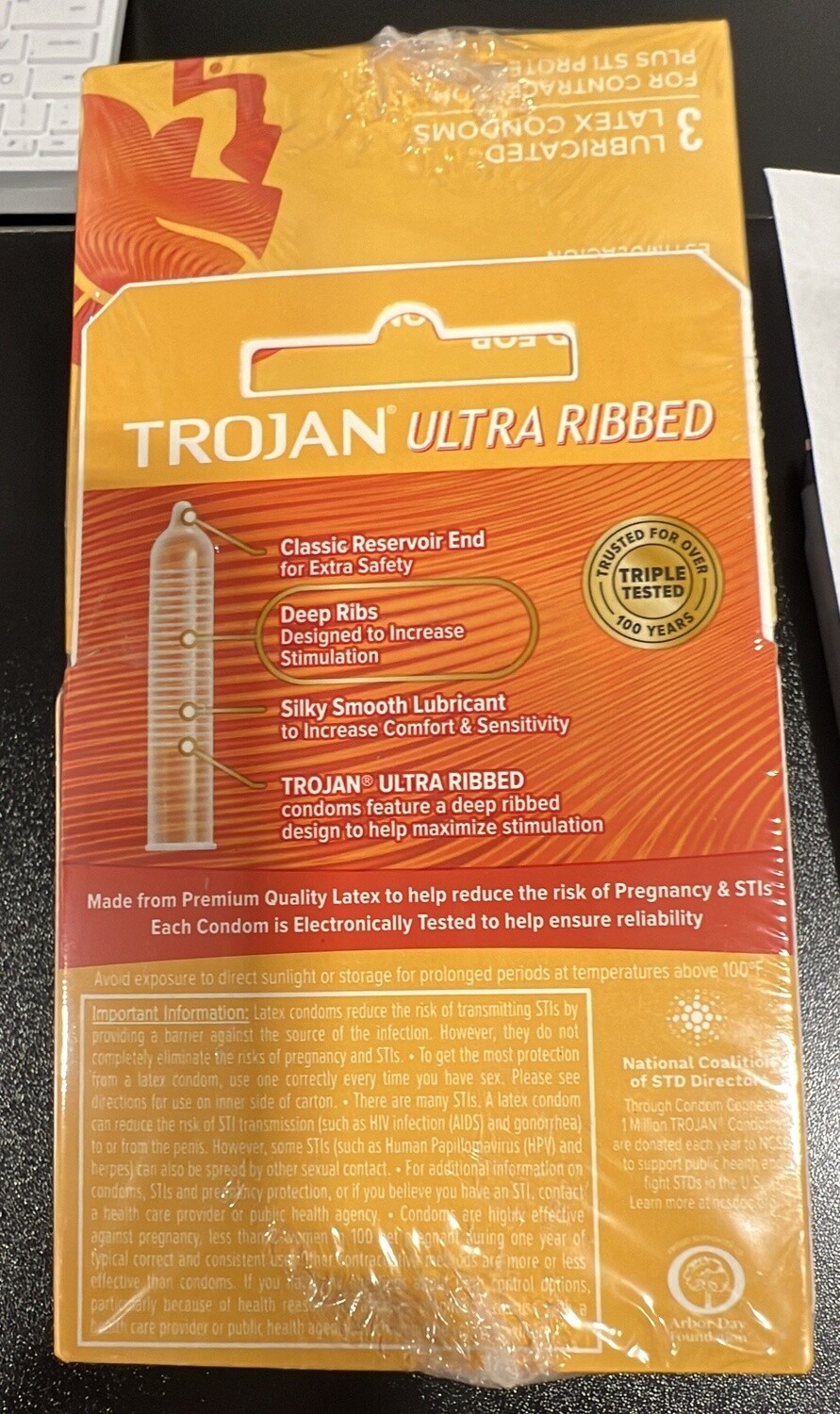 Trojan Ultra Ribbed