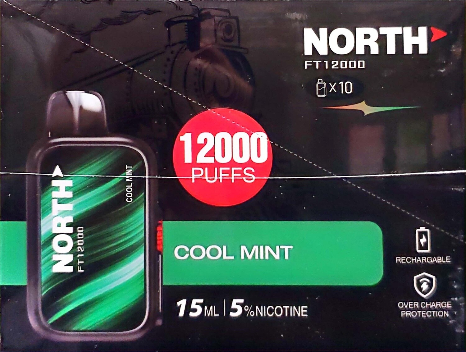 NORTH FT12000 PUFFS 10ct