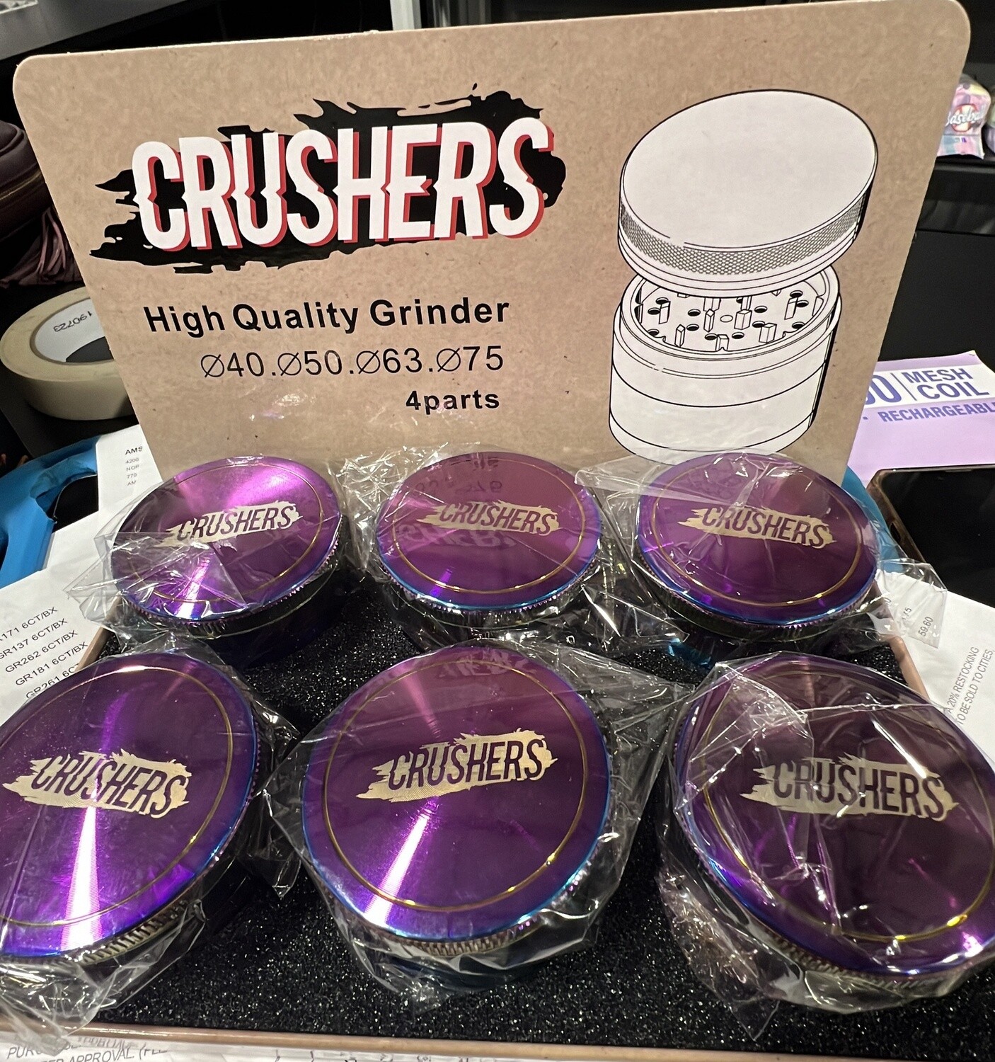 Crushers Grinder 135 6Ct/bx