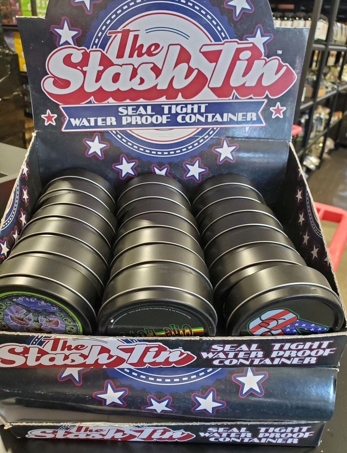 THE STASH TIN ROUND 21CT DISPLAY