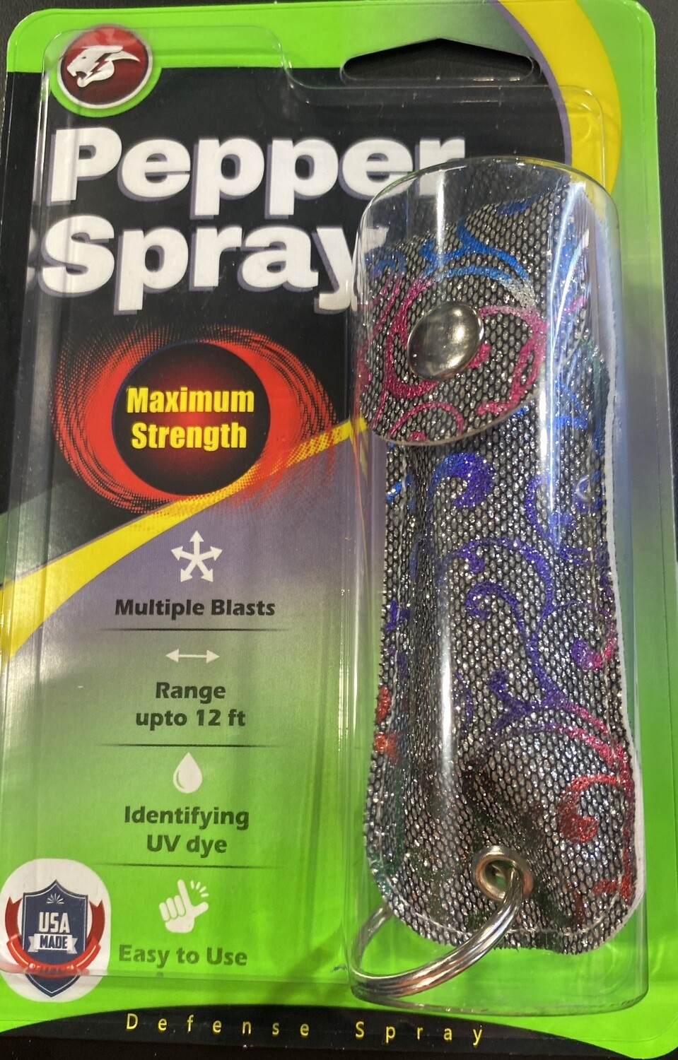 Pepper Spray gray glitter