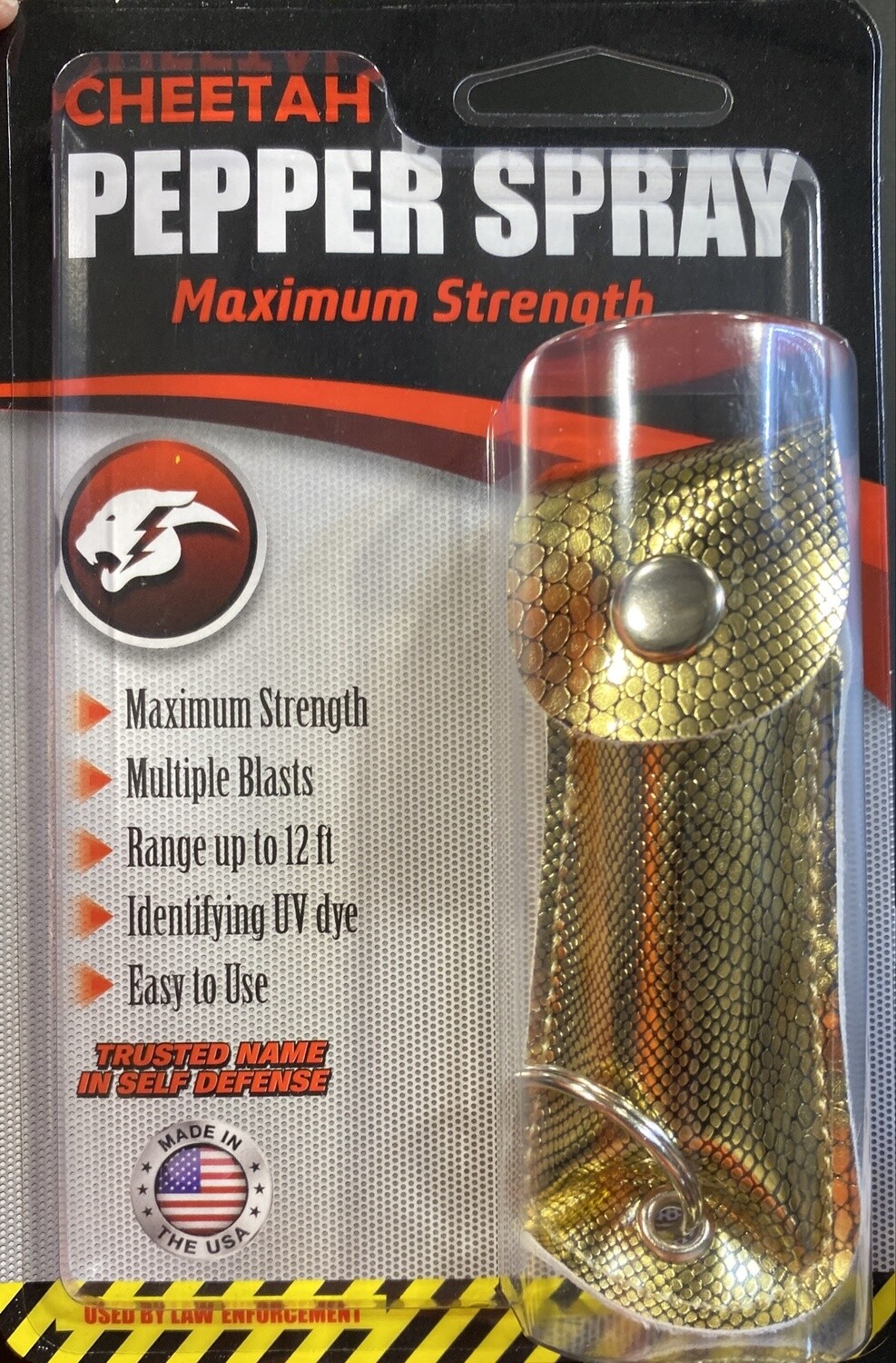 Chettah pepper spray Gold snake