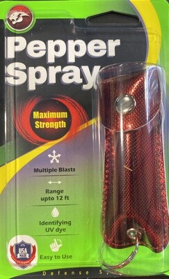 Pepper spray Red / pink snake shiny