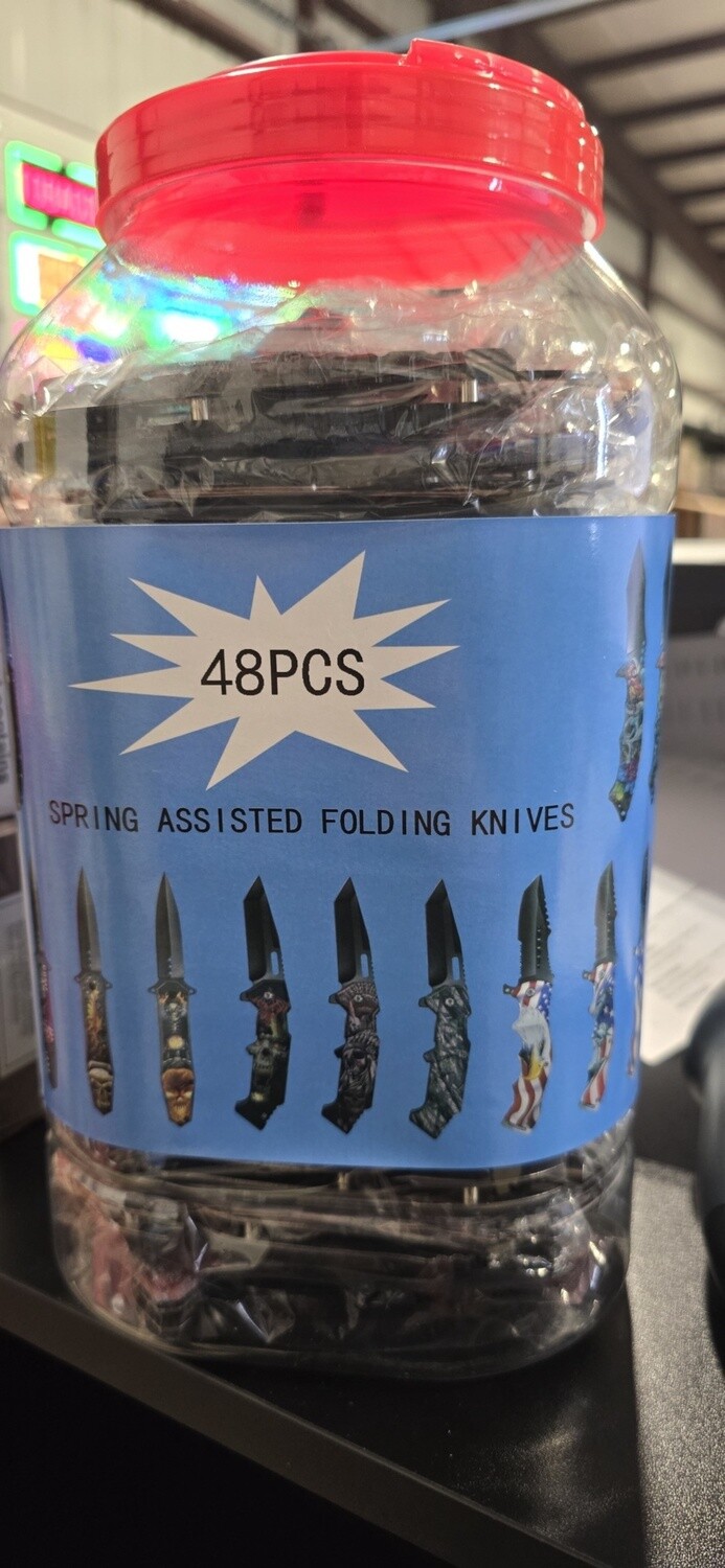 Knives JR_105 with Display 48pcs