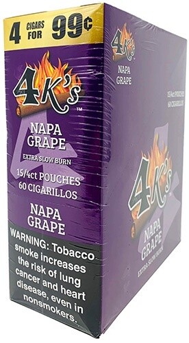 4 K&#39;S NAPA GRAPE 4/99CTS