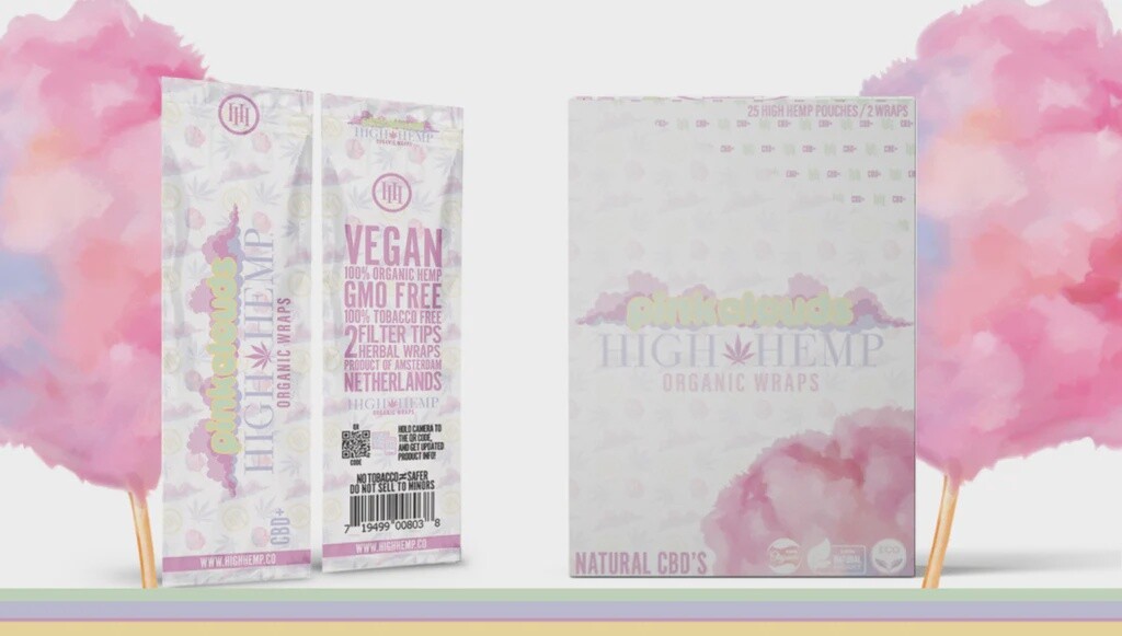 HH WRAPS PINK CLOUDS