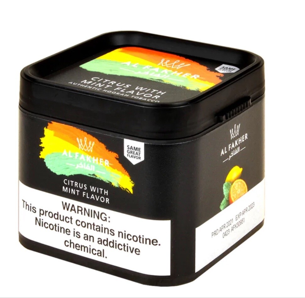ALFAKHER 250g CITRUS WITH MINT FLAVOR