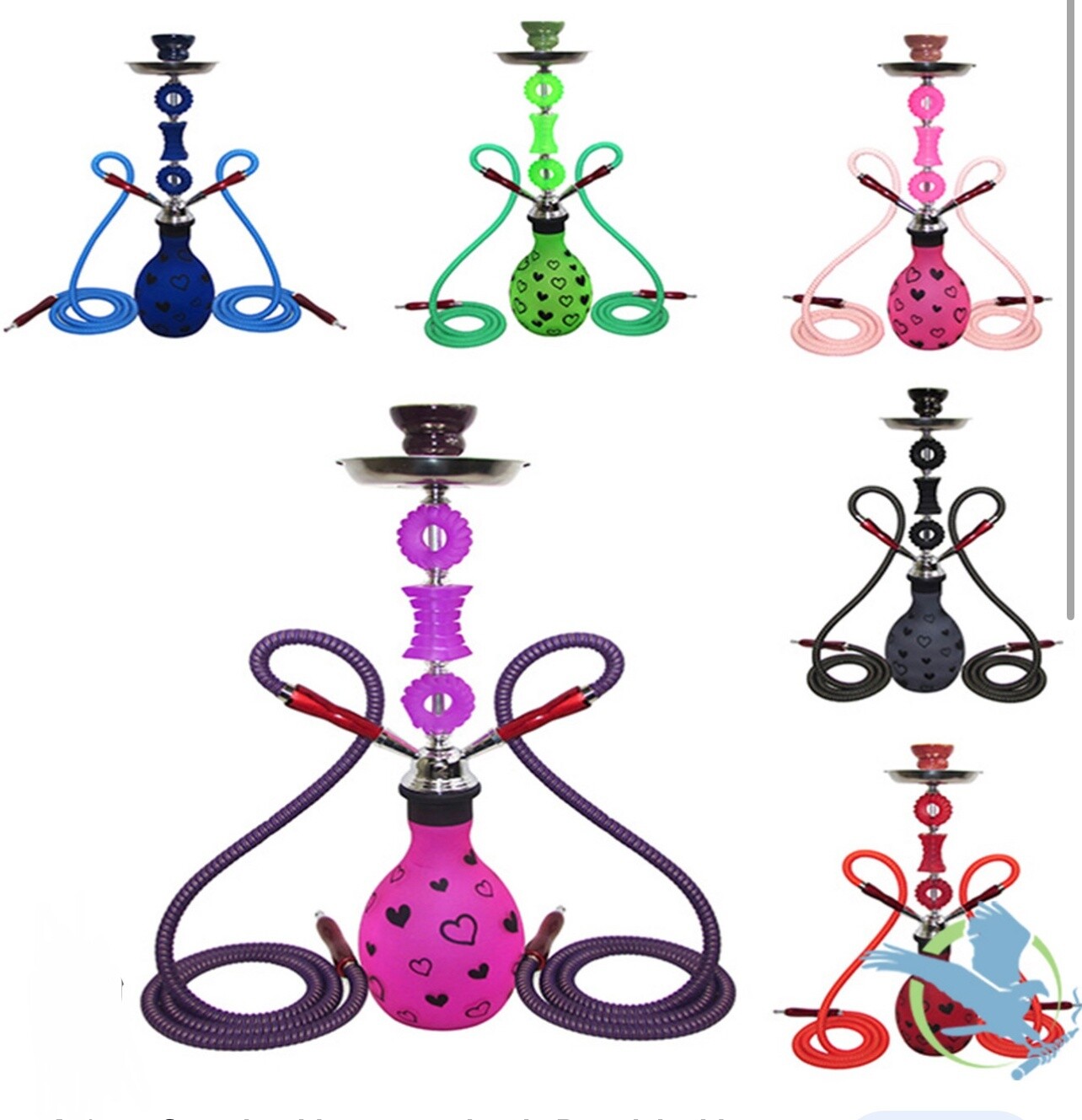 Zebra Heart Hookah