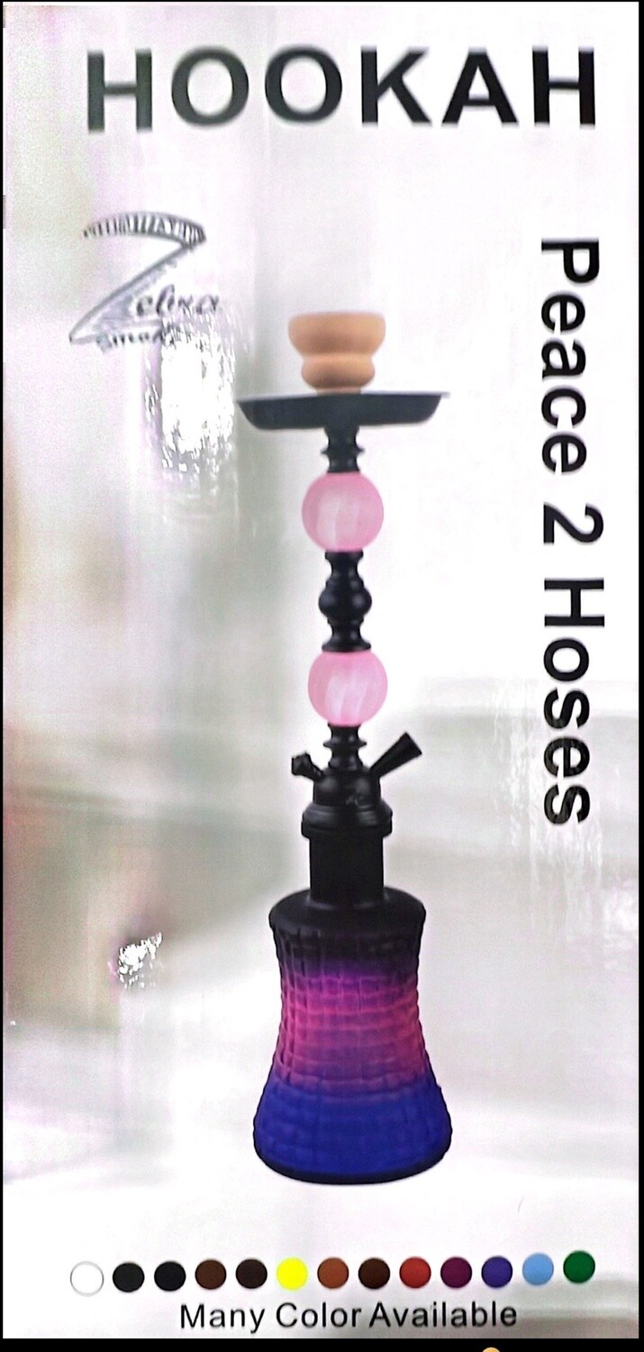 Zebra Peace Hookah