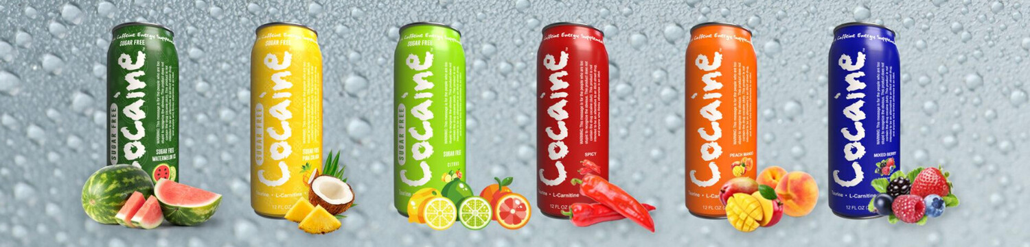 COCAINE ENERGY DRINKS