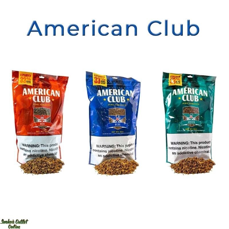 AMERICAN CLUB PIPE TOB 16oz
