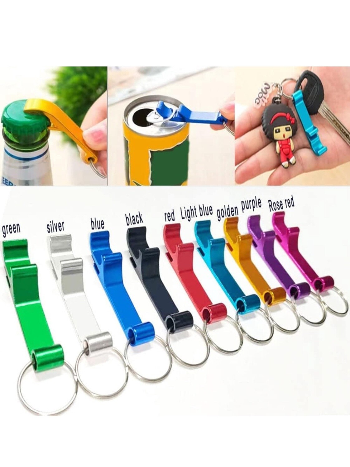 BOTTLE OPENER KEYCHAIN JAR 72CT