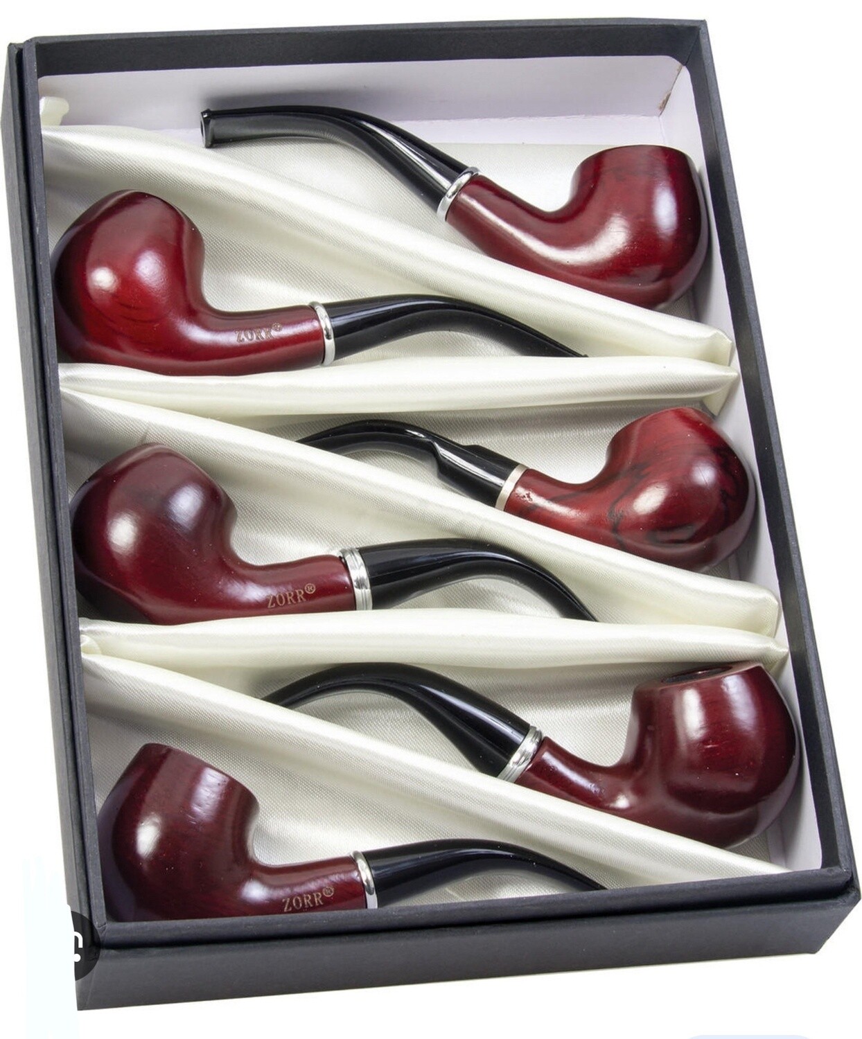 WOOD PIPE - FANCY 6CT DISPLAY