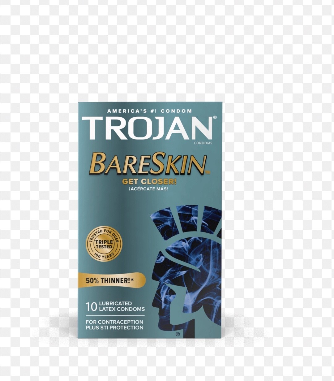 Trojan 50% Thinner gray BareSkin