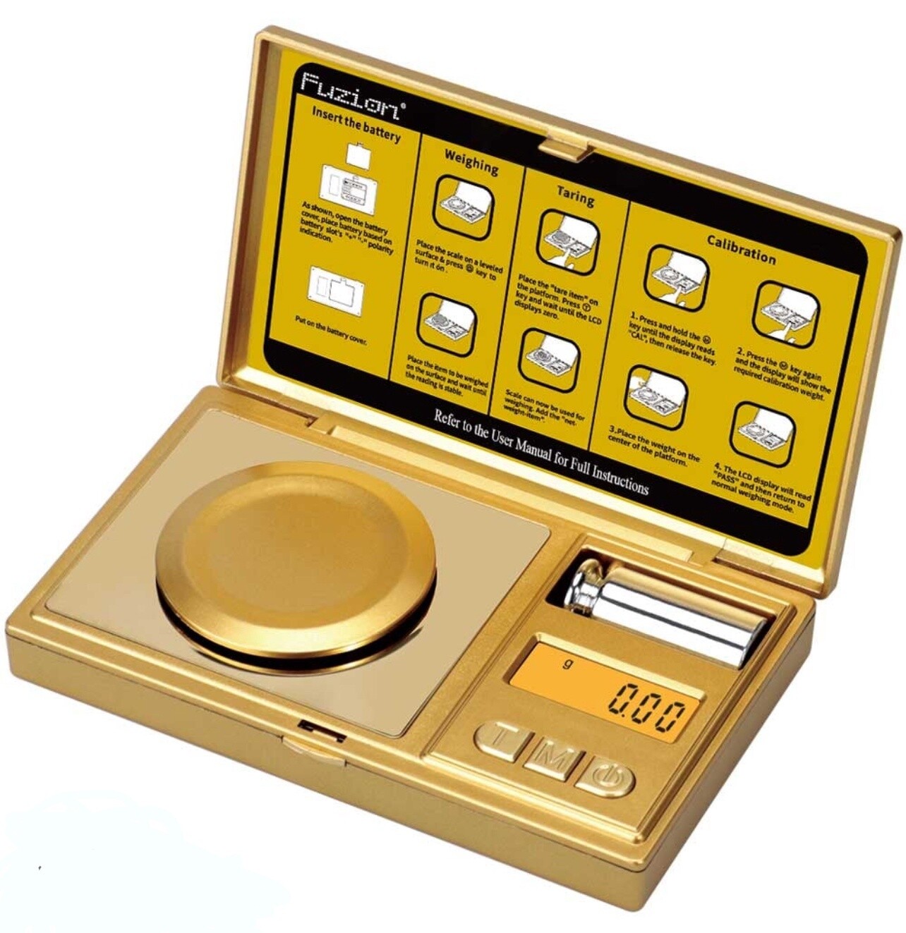 Fuzion Digital Pocket scale 50 Gold