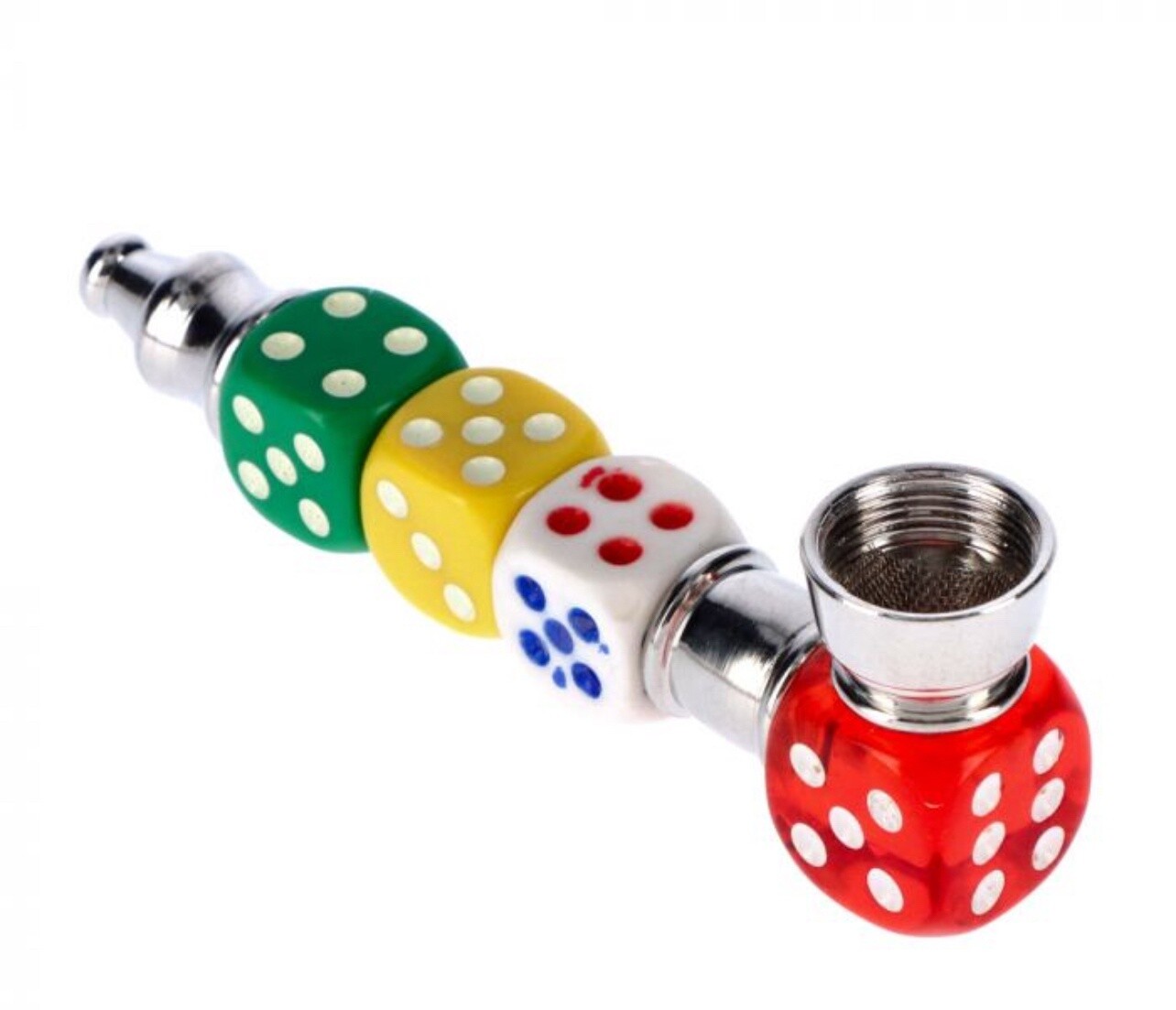 Dice Metal Pipe 12ct Display