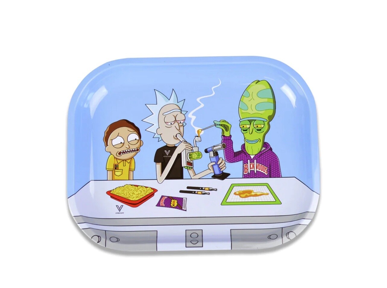 Metal Rolling Tray Dab Portal Small Size