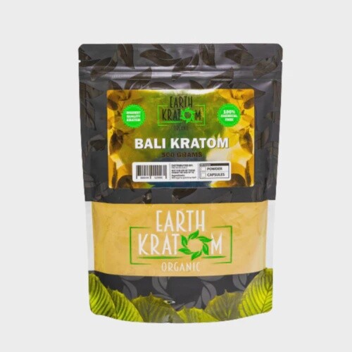 EARTH KRATOM 1/2 KILO, FLAVOR: BALI